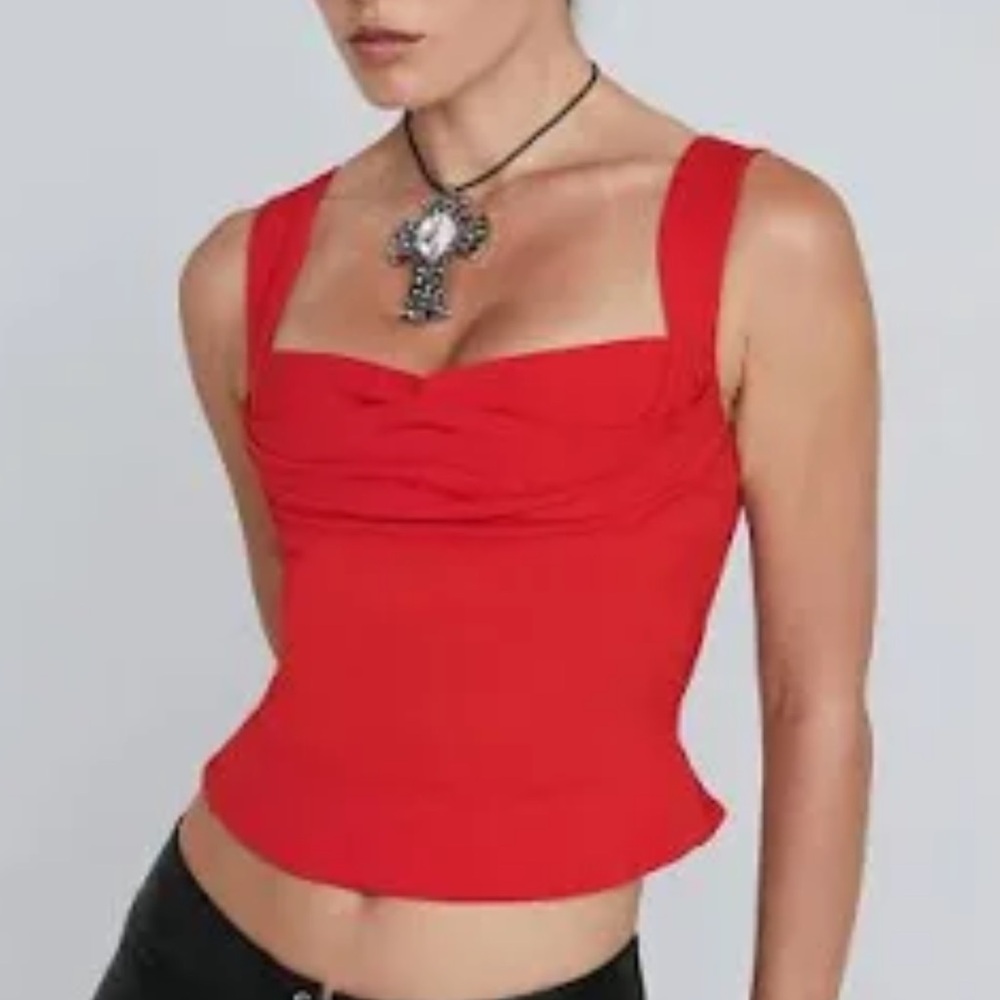 Miaou Imogene corset red